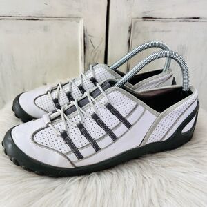 Privo by Clarks P-Tequini White Slip on Sneaker Comfort Walking Shoes - Size 7.5